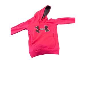 Under Armour Storm Power In Pink Hoodie Small Breast Cancer Awareness Neon Pink